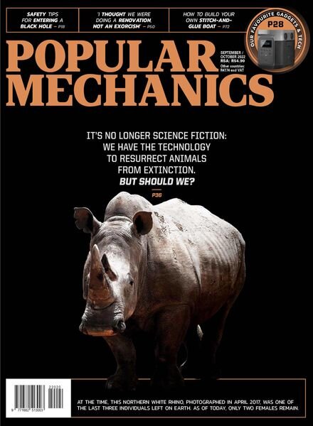 Popular Mechanics South Africa – September 2022 Cover