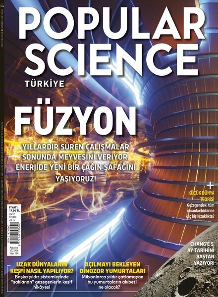 Popular Science Turkey – Agustos 2022 Cover
