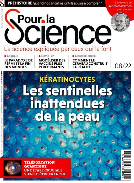 Pour la Science – Aout 2022 Cover