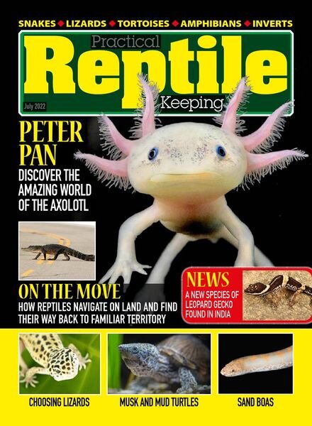 Practical Reptile Keeping – July 2022 Cover