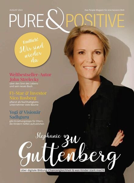 Pure & Positive – August 2022 Cover