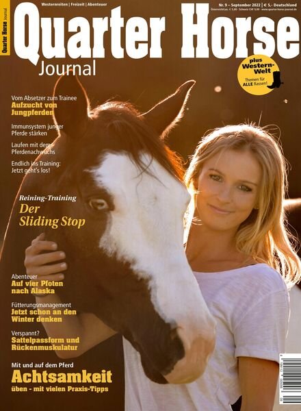 Quarter Horse Journal – 25 August 2022 Cover