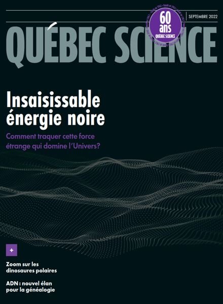 Quebec Science – Septembre 2022 Cover