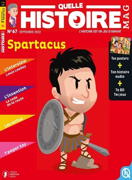 Quelle Histoire – aout 2022 Cover