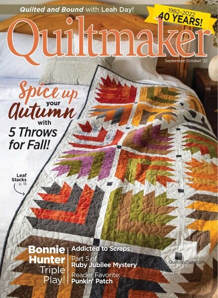 Quiltmaker – September 2022 Cover