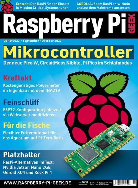Raspberry Pi Geek – August 2022 Cover
