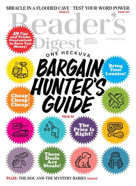 Reader’s Digest Canada – September 2022 Cover