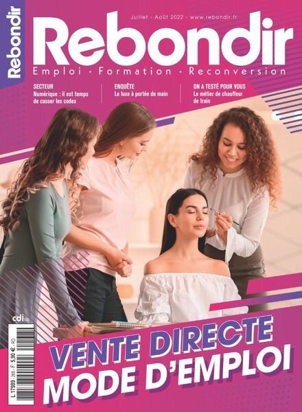 Rebondir – Juillet-Aout 2022 Cover