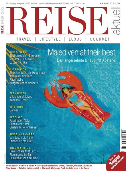 Reise-Aktuell – Sommer-Herbst 2022 Cover