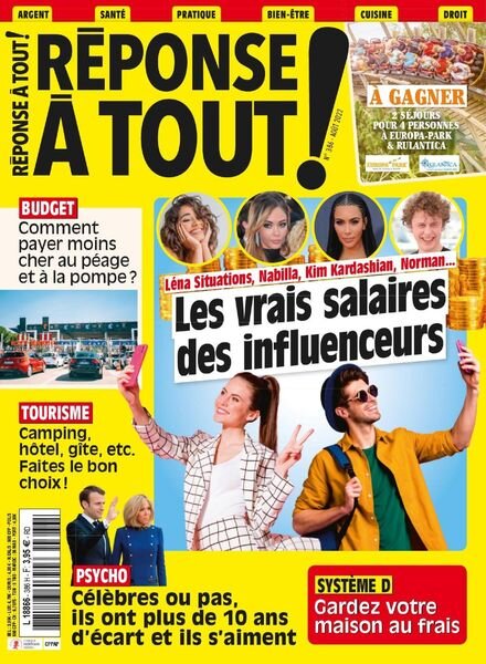 Reponse a Tout ! – juillet 2022 Cover
