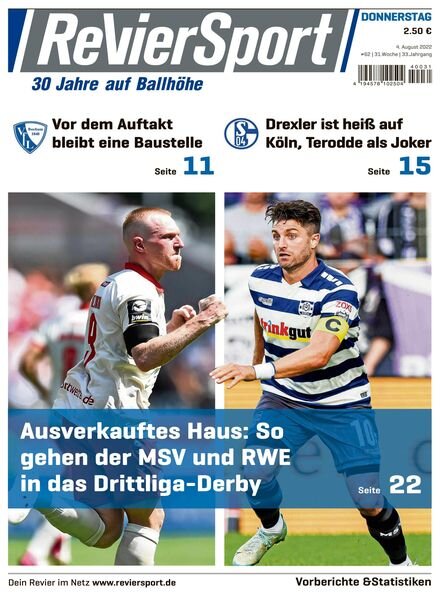 RevierSport – 04 August 2022 Cover