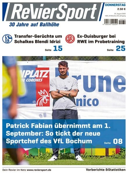 RevierSport – 25 August 2022 Cover