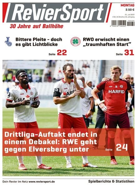 RevierSport – 25 Juli 2022 Cover