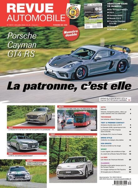 Revue Automobile – 28 juillet 2022 Cover