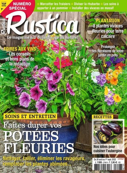 Rustica – 26 aout 2022 Cover