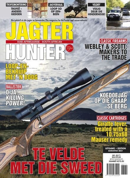 SA Hunter-Jagter – August 2022 Cover