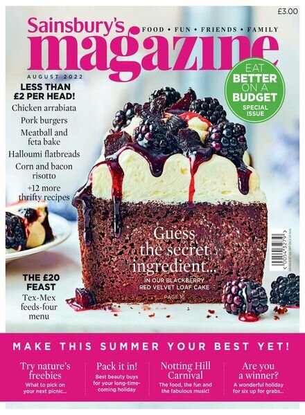 Sainsbury’s Magazine – July 2022 Cover