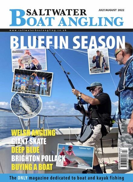 Saltwater Boat Angling – July-August 2022 Cover