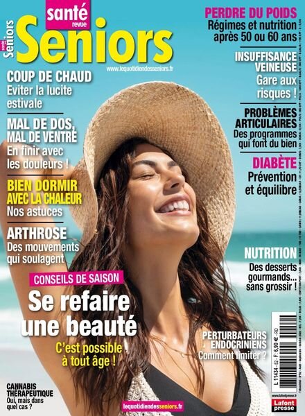 Sante revue seniors – aout 2022 Cover