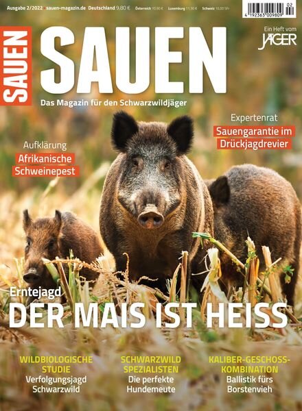 Sauen – August 2022 Cover