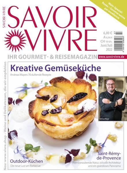 Savoir-Vivre – Juni-Juli 2022 Cover