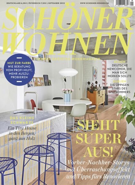 Schoner Wohnen – September 2022 Cover