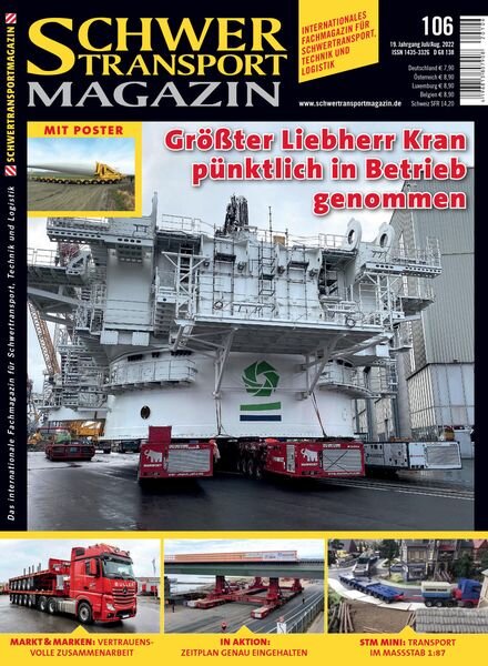 Schwertransportmagazin – Juli-August 2022 Cover