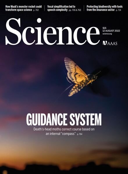 Science – 12 August 2022 Cover