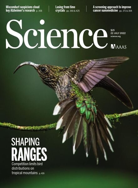 Science – 22 July 2022 Cover