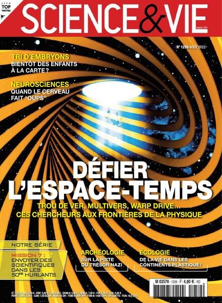 Science & Vie – aout 2022 Cover