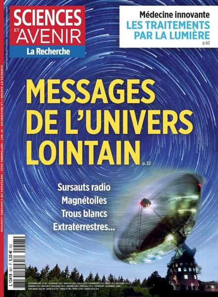 Sciences et Avenir – aout 2022 Cover