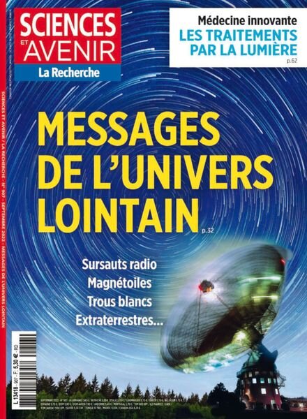 Sciences et Avenir – Septembre 2022 Cover
