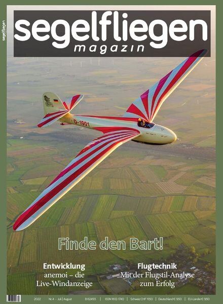 Segelfliegen – Juli-August 2022 Cover