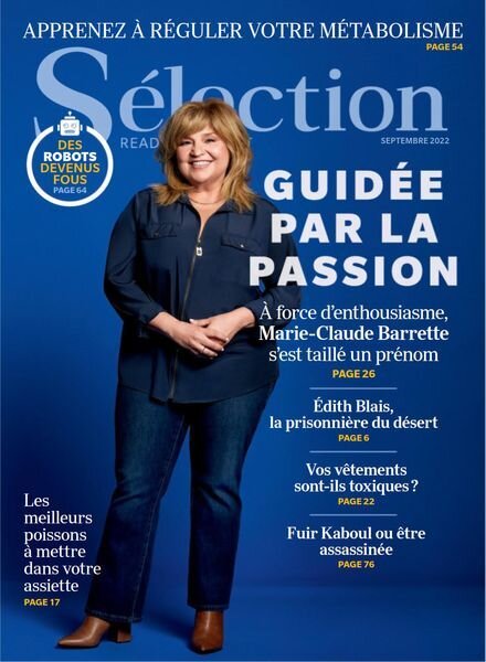 Selection du Reader’s Digest Canada – septembre 2022 Cover