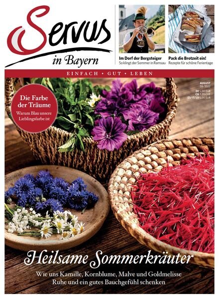 Servus in Bayern – August 2022 Cover