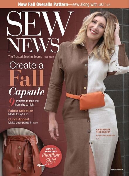 Sew News – September 2022 Cover