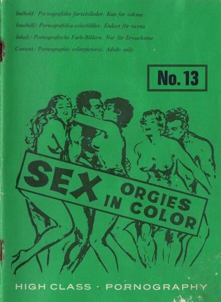 SexOrgies In Color – Nr 13 Cover