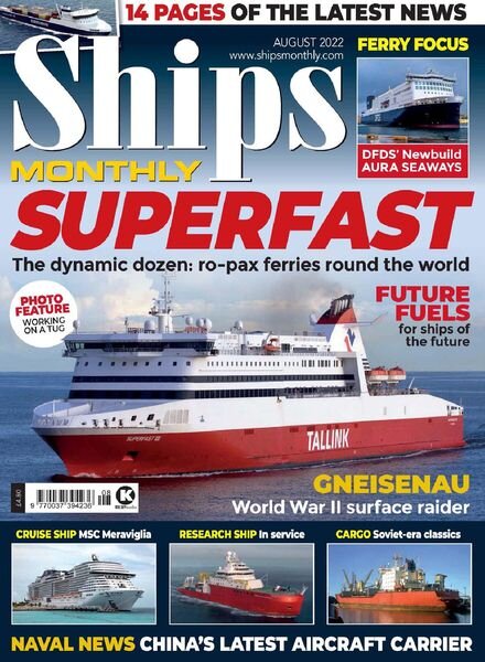 Ships Monthly – August 2022 Cover