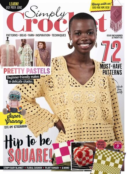 Simply Crochet – August 2022 Cover
