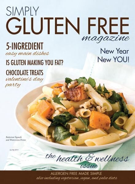 Simply Gluten Free – January 2013 Cover