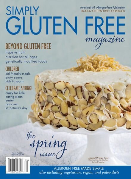 Simply Gluten Free – March 2016 Cover