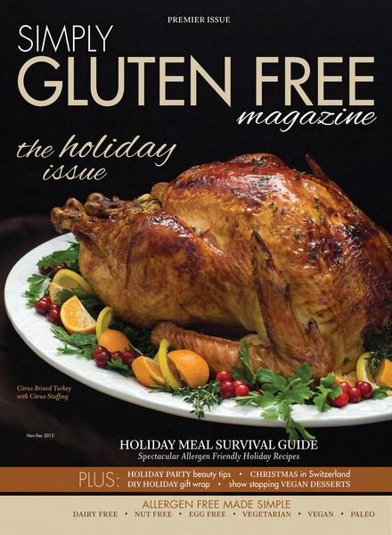 Simply Gluten Free – November 2012 Cover