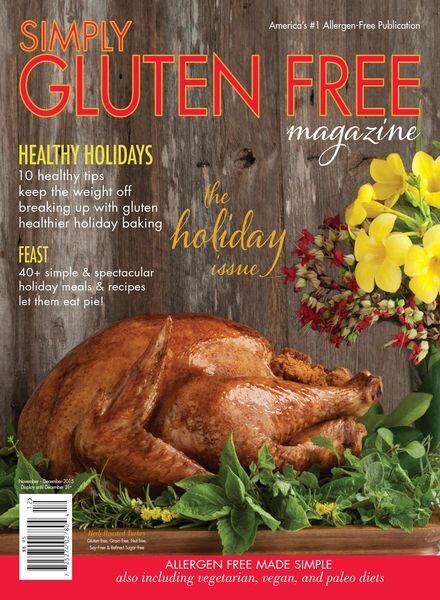 Simply Gluten Free – November 2015 Cover