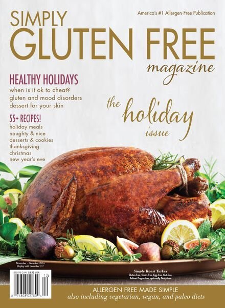 Simply Gluten Free – November 2016 Cover