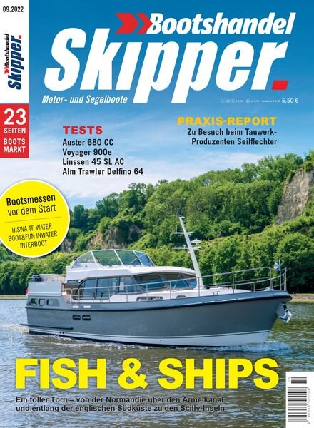 Skipper Bootshandel – August 2022 Cover