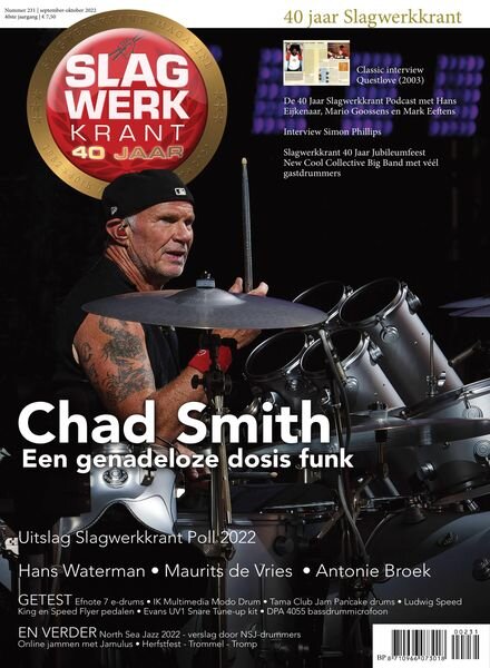 Slagwerkkrant – september 2022 Cover