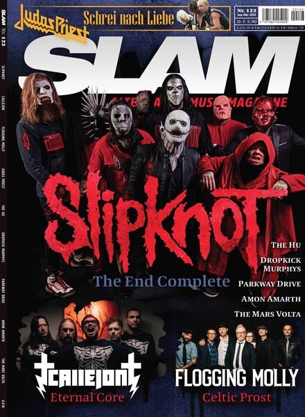 SLAM Alternative Music Magazine – September 2022 Cover