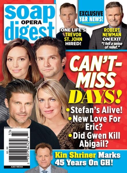 Soap Opera Digest – August 15 2022 Cover