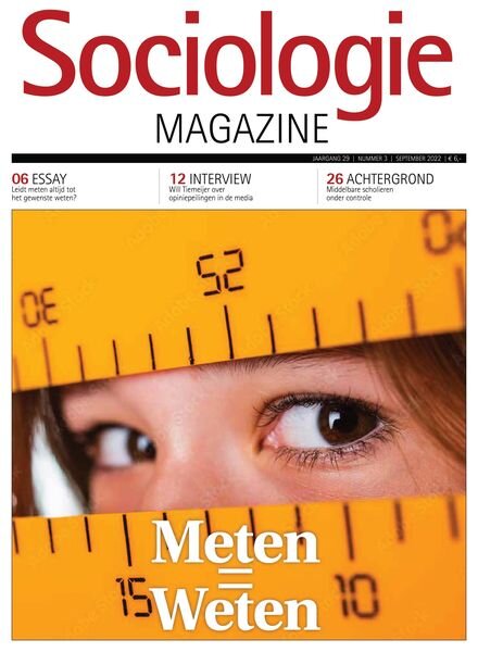 Sociologie Magazine – september 2022 Cover