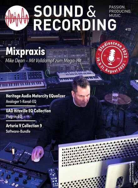 Sound & Recording – 05 August 2022 Cover